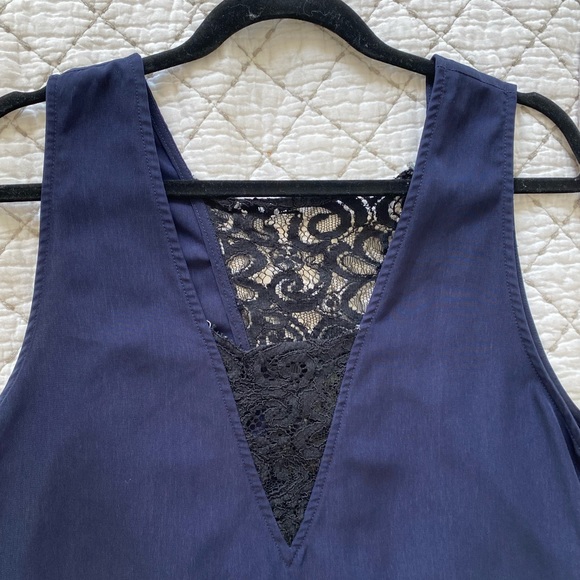 BB Dakota blue dress with lace. M. - Picture 4 of 5